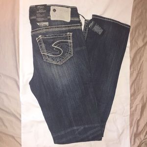 Silver brand blue jeans